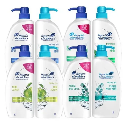 오티마트 헤드앤숄더 두피케어 비듬 토탈솔루션 샴푸 850ml 쿨멘솔