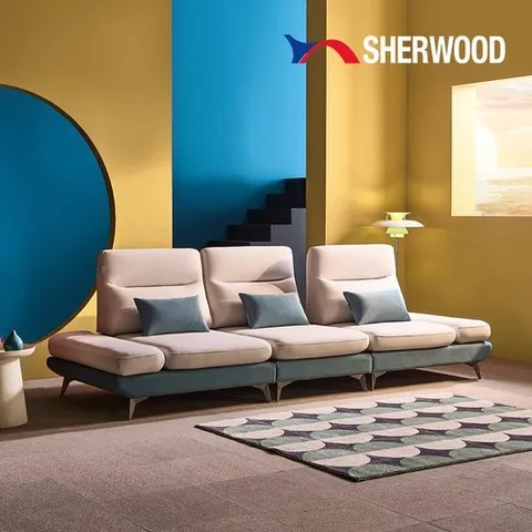 쉐우드가구 주벨리 3.5인용 블렌트 패브릭 기능성 스윙 소파