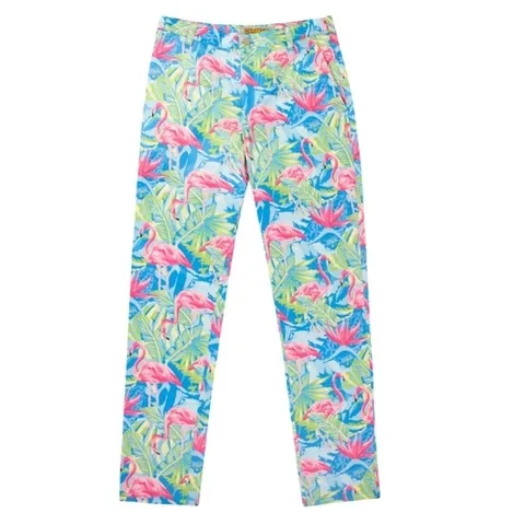 기타 라우드마우스 골프바지 팬츠 화려한팬츠 골프바지 프라밍고 Flamingo Jungle