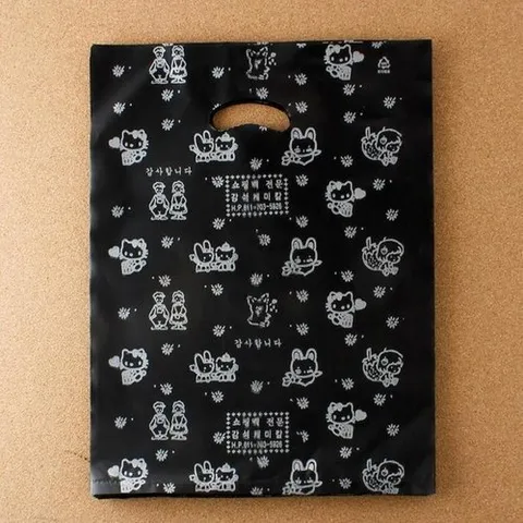 셀러허브 생활리빙 100p 양장비닐봉투(블랙)(27)/쇼핑몰판매용