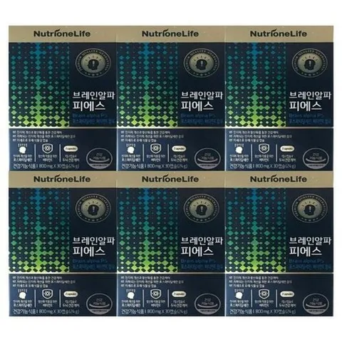기타브랜드 뉴트리원 브레인알파 피에스 두뇌 인지력 30캡슐 6개_P390448702