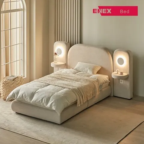 에넥스 아르테 호텔형 패브릭 침대 SS (높은 헤드보드)