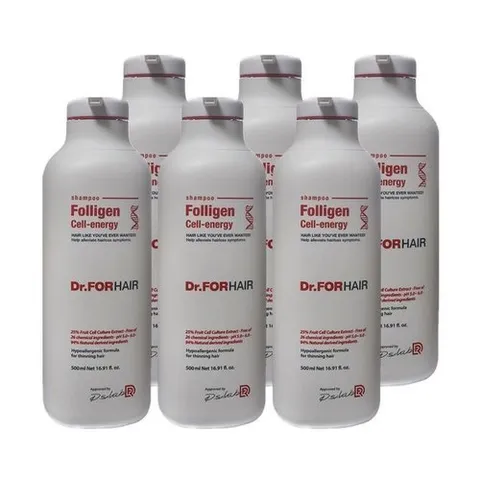 셀러허브 1 닥터포헤어 폴리젠 셀 에너지 샴푸 플로럴향 500ml 탈 모케어 6개 Ss