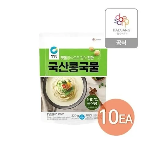 청정원 청정원 국산 고소한 콩국물 320g 10개22317319643570