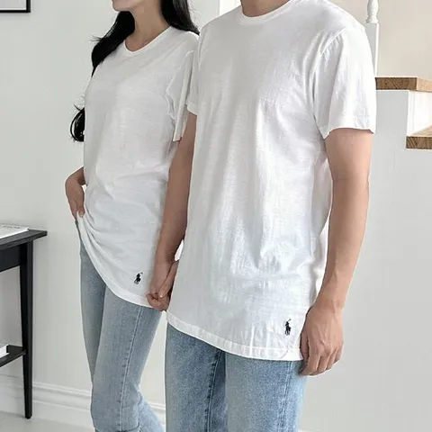 폴로 랄프로렌 폴로랄프로렌 클래식 무지 면 반팔티셔츠