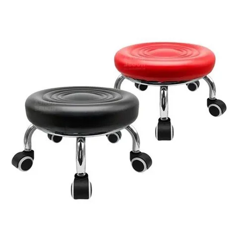 셀러허브 패션 [JHQRIR5J_4B]조립식 바퀴달린의자 동글뱅이 1P 청소의자