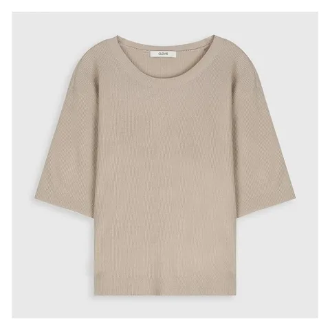 클라비스 라운드 루즈핏 니트 (CVKRC2501Q-T)