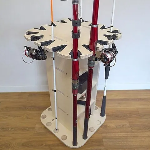 셀러허브 1 [RGL847P1]아름데코 낚시왕 자작나무 낚시대 회전형 16구