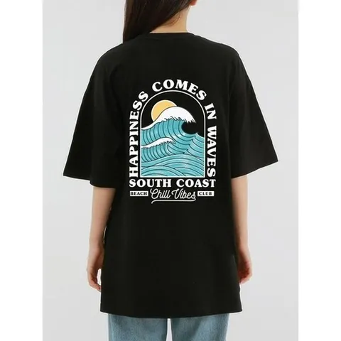 PAUL & PAUL BEACH CLUB 오버핏 옆트임 반팔 4컬러_P394551725