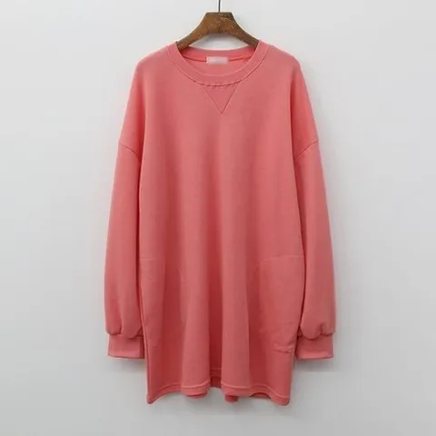 셀러허브 패션 아이우먼 컬러삼각포켓롱티셔츠 ILG351M401 빅사이즈 (12545335A)