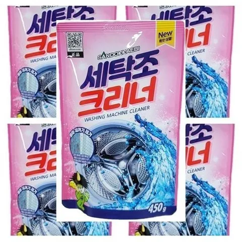 셀러허브 패션 [QN4549WY_55]세탁조크리너 세탁기세제 5개