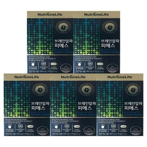 기타브랜드 뉴트리원 브레인알파 피에스 두뇌 인지력 30캡슐 5개_P390448736