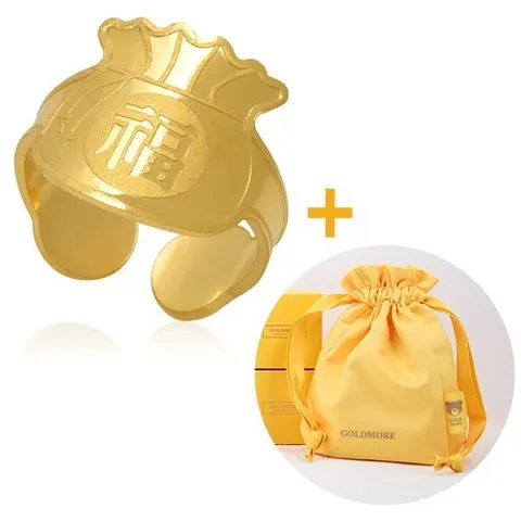 골드모아 순금 돌반지 3.75g 24K [복주머니]