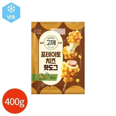 패션플러스 [CJ] CJ 고메 포테이토 치즈 핫도그 400g (15781029)