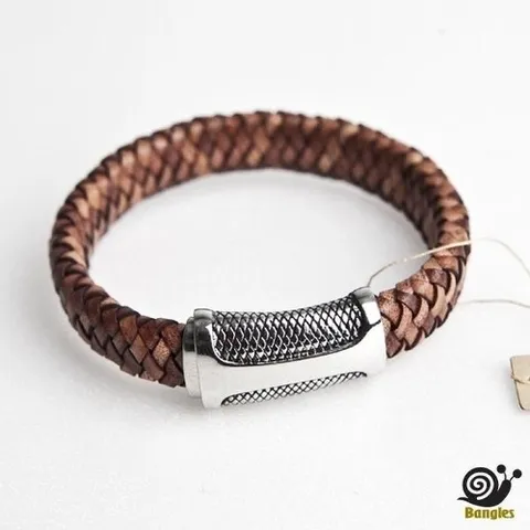 셀러허브 패션 [뱅글스]뱅글스[BANGLES]  가죽팔찌/남자팔찌 모던라인