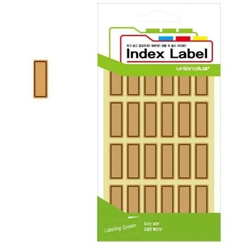 셀러허브 1 유니온 견출지 크라프트 라벨 31x12 (UL-2509) (13매입)