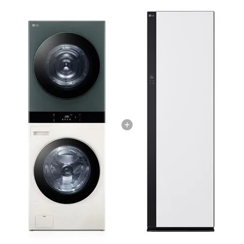 LG전자 LG 트롬 오브제 워시타워 + 스타일러 1EG-M8H 배송무료