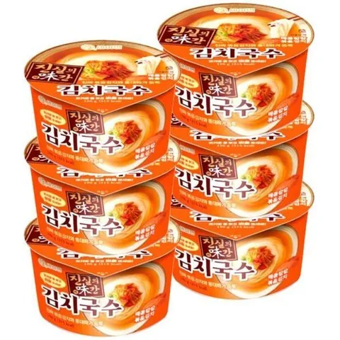 셀러허브 식품 세이면 진실의 미간 김치국수 196g 6개