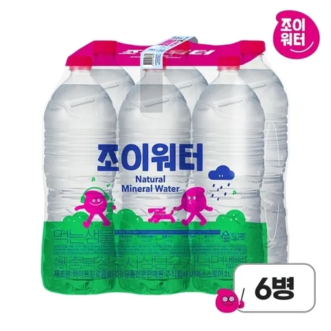 기타 조이워터 생수 2L 6병