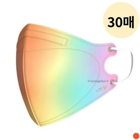 셀러허브 생활리빙 어린숨 엣지 레인보우 무지개 유아 마스크 초소형 30P (28577271)
