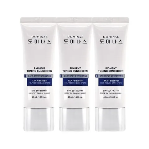 도미나스 기미케어 톤업 트라넥삼산 선크림 40ml 3개