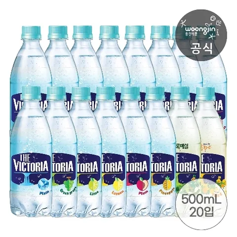 웅진식품 더 빅토리아 탄산수/탄산음료 500ml 20펫 14종 택1