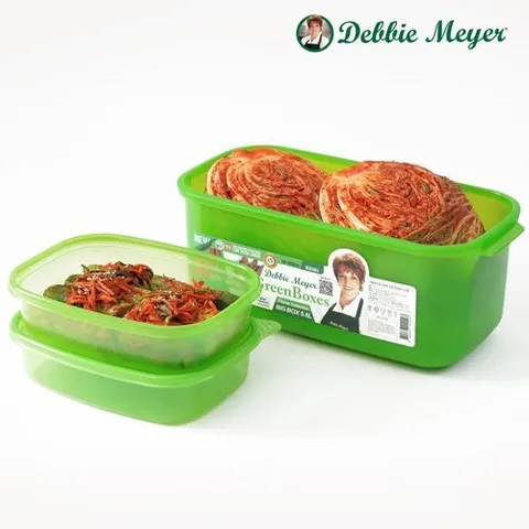 데비마이어 그린박스 김치통 냉장고정리 야채보관용기 946ml 2p + 빅박스 5.6L 1p