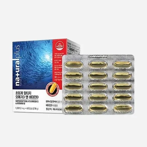 오티마트 내츄럴플러스 초임계 알티지 오메가3 앤 비타민D