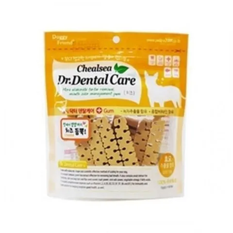 오티마트 도기프렌드 닥터덴탈케어 치석제거 및 입냄새 관리껌 치즈 100g 1개