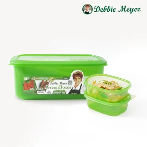 데비마이어 그린박스 반찬통 냉장고정리 야채보관용기 473ml 2p + 빅박스 5.6L 1p