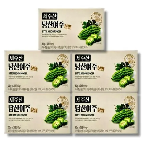 기타브랜드 제주산 당찬여주 분말 30g x 2통 5박스_P408393293