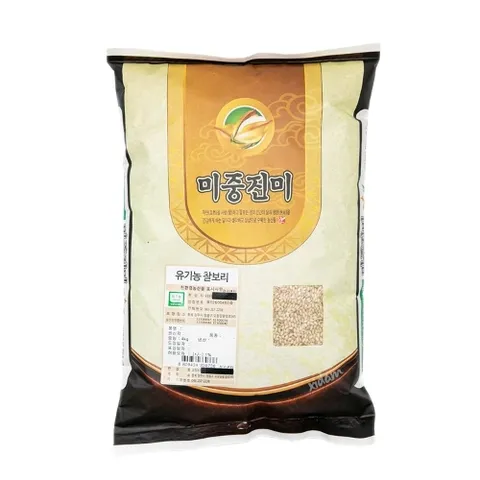 농협 국내산 유기농 찰보리쌀 4kg