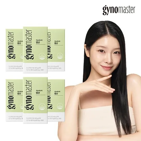 마스터바이옴 지노마스터 활성형 엽산 6개월