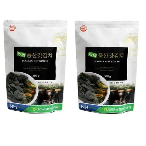 셀러허브 식품 [농협] 농협풍산김치 여수 돌산 갓김치500gx2 원산지 국산