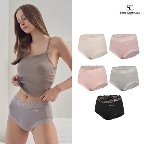 상콤플렉스 상콤플렉스] 쏘 콘포트 콜렉션 삼각팬티 5종세트