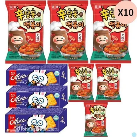 셀러허브 식품 신당동떡볶이 60개 에이스 30개 과자파티 대용량 간식 (17828464)