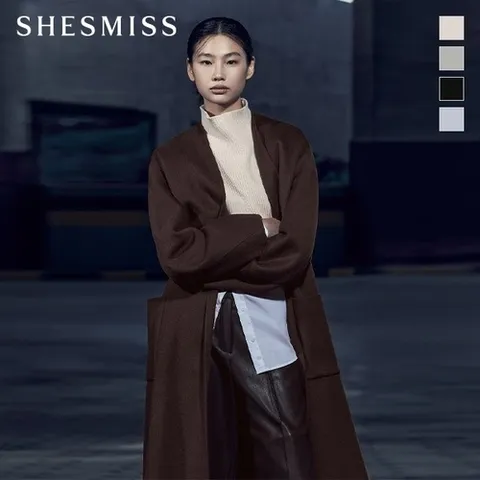 쉬즈미스 골지 하이넥 니트 베스트SSKVTL42510_P321834641