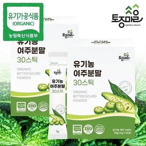 토종마을 토종마을]HACCP인증 국산 유기농 여주분말 30스틱 X 2박스10861834588275