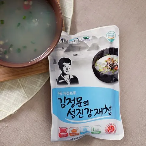 김정문재첩국 [60년 전통]김정문의 섬진강 재첩국 500g x 8팩(총 4kg)