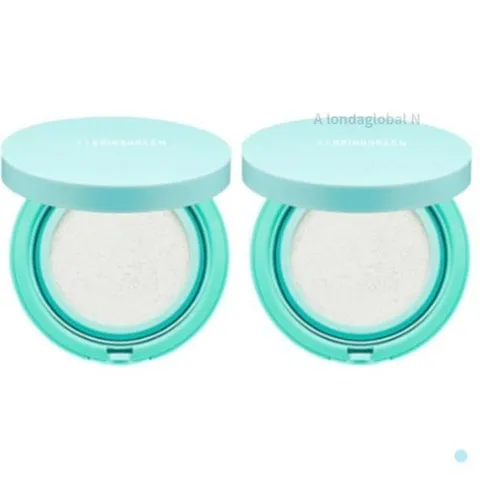 셀러허브 1 브링그린 티트리 시카 톤업 선쿠션 선팩트 파우더 2개