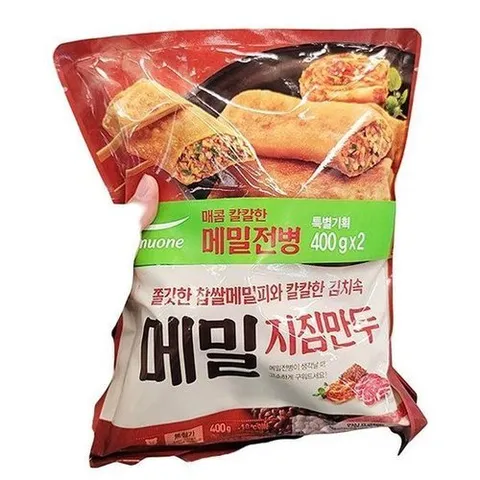 셀러허브 식품 풀무원 정선메밀지짐만두 400g x 2 x 1개 b48300 (29257591)
