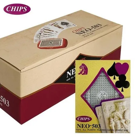 셀러허브 패션 [JHP29PP6_51CS]CHIPS x1박스(12개) 포커 원카드 보드게임