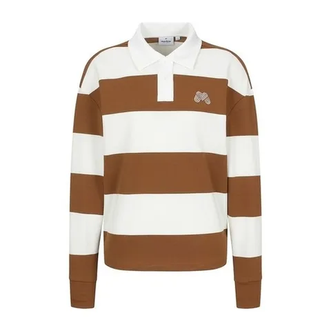 마틴 여성 블럭킹 폴로셔츠 카멜 QW0DKS31360_P347388898