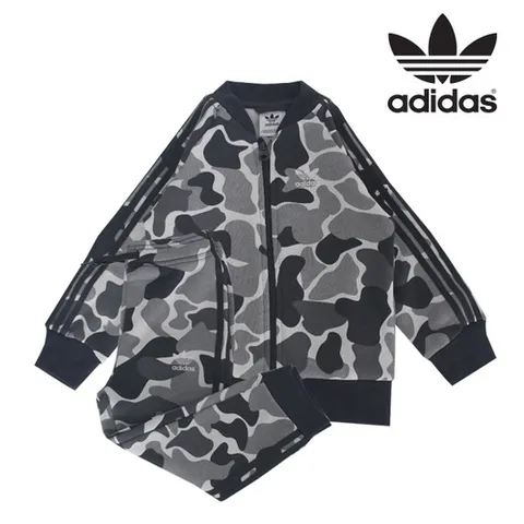 아디다스 키즈 카모 트레이닝세트 매장판-D96093