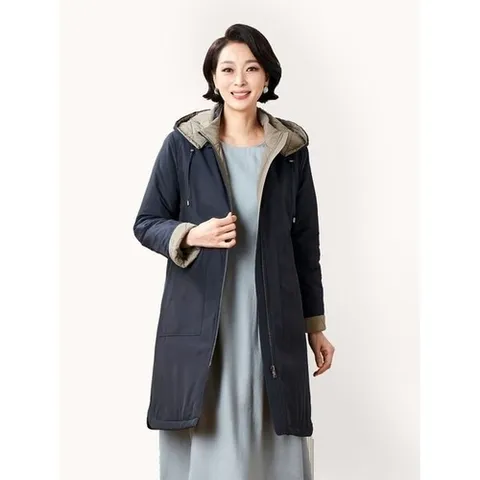 마담엘레강스 리베라 리버시블 퀼팅코트 K224CT01_P331358195