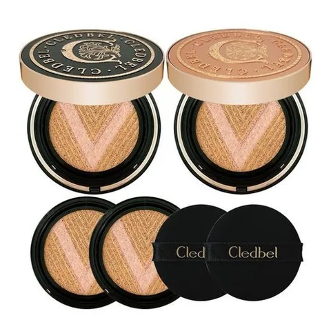 셀러허브 1 끌레드벨 쿠션 V 밀착 글로우 파워 리프트 23호 본품 2개+리필2개