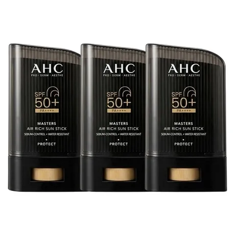 AHC AHC 마스터즈 선스틱 아쿠아리치 썬스틱 22g 3개