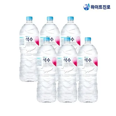 기타 하이트진로 석수 2L x 6개 물 생수 먹는물