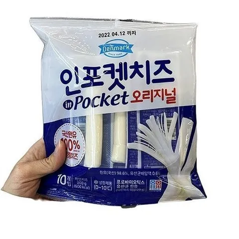 셀러허브 식품 동원덴마크 인포켓치즈(스트링치즈) 200g x 1개 a27491 (29256570)