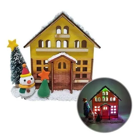 셀러허브 패션 [JHQQ153U_4B]반짝반짝 겨울집 겨울풍경 (5인용)